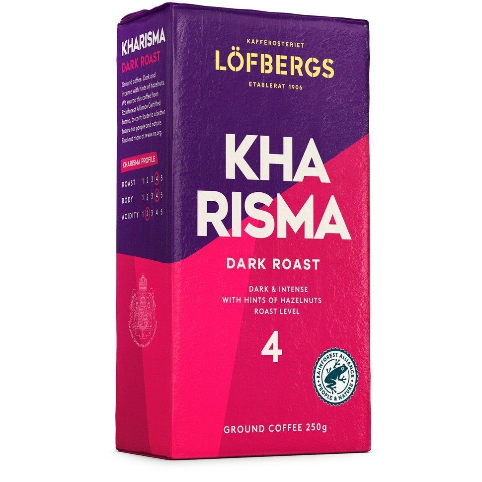 Кофе молотый Löfbergs Kharisma, 100% арабика, 250 г